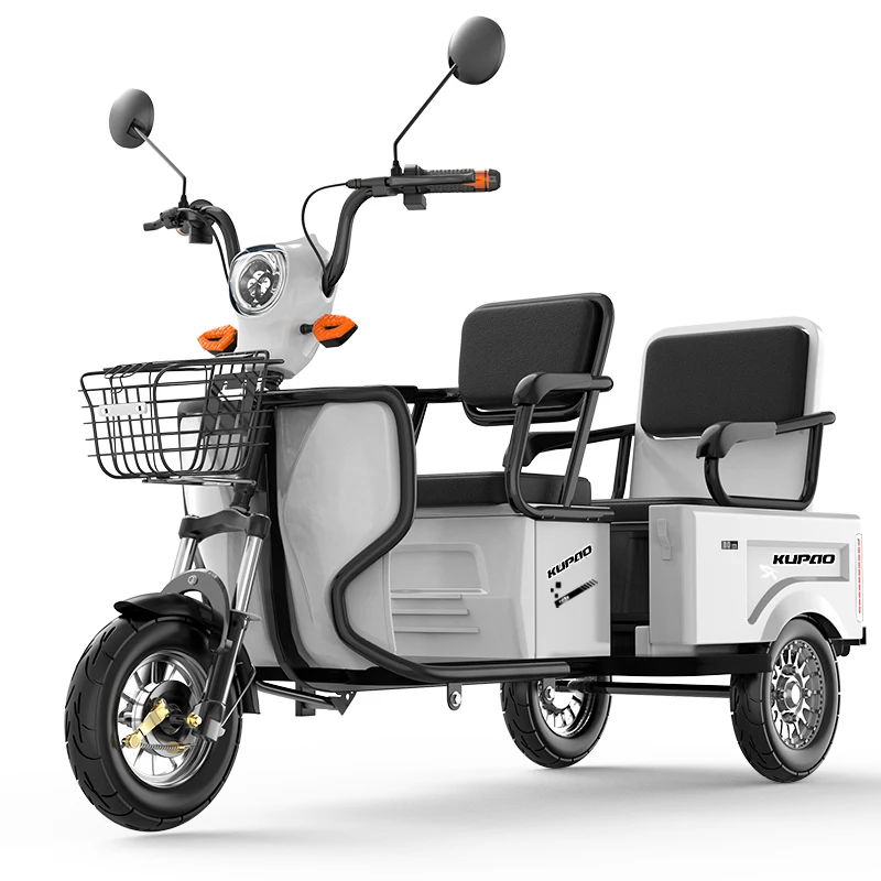 Cross-border export leisure tricycle adult car fashion electric small folding tricycle