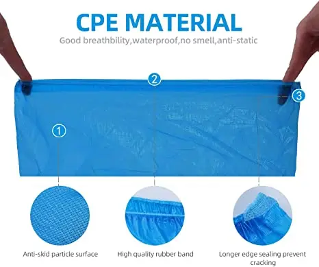 Automatic machine made  High quality plastic shoe cover waterproof