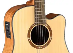 41 inch Electric Acoustic Guitar Solid spruce made in china with EQ acoustic guitar