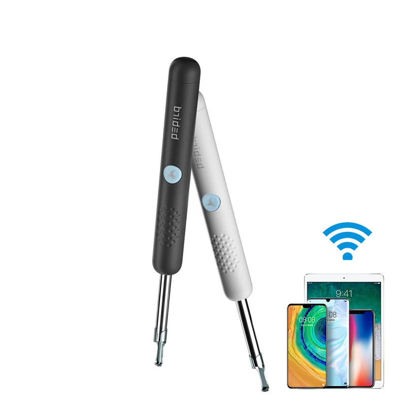 Health electronics product chargeable visible 1080p wifi medical ear endoscope earwax cleaner  tool with tips
