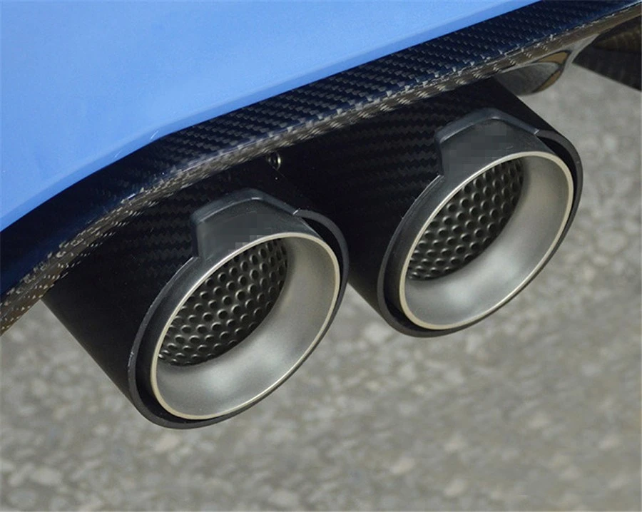 
carbon Muffler Exhaust Tip For BM W 2 Series F22 F23 Coupe Convertible 2013- BMW 3 Series F30 F31 