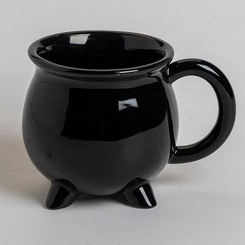 Creative Ceramic bruja brew mug, witches brew cauldron mug cups, witches brew  mug