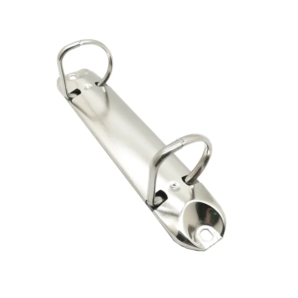 2 Rings Binders O Shape File Folder Spiral Binding Clips 2-hole Metal Clip Ring Binder Mechanism Loose Leaf Binding Rings