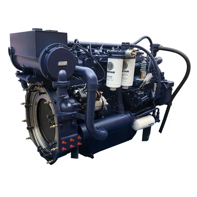 Chinese Factory 250hp Weichai Wp6 Series Marine Diesel Engine For Fishing Boat Wp6c250-23
