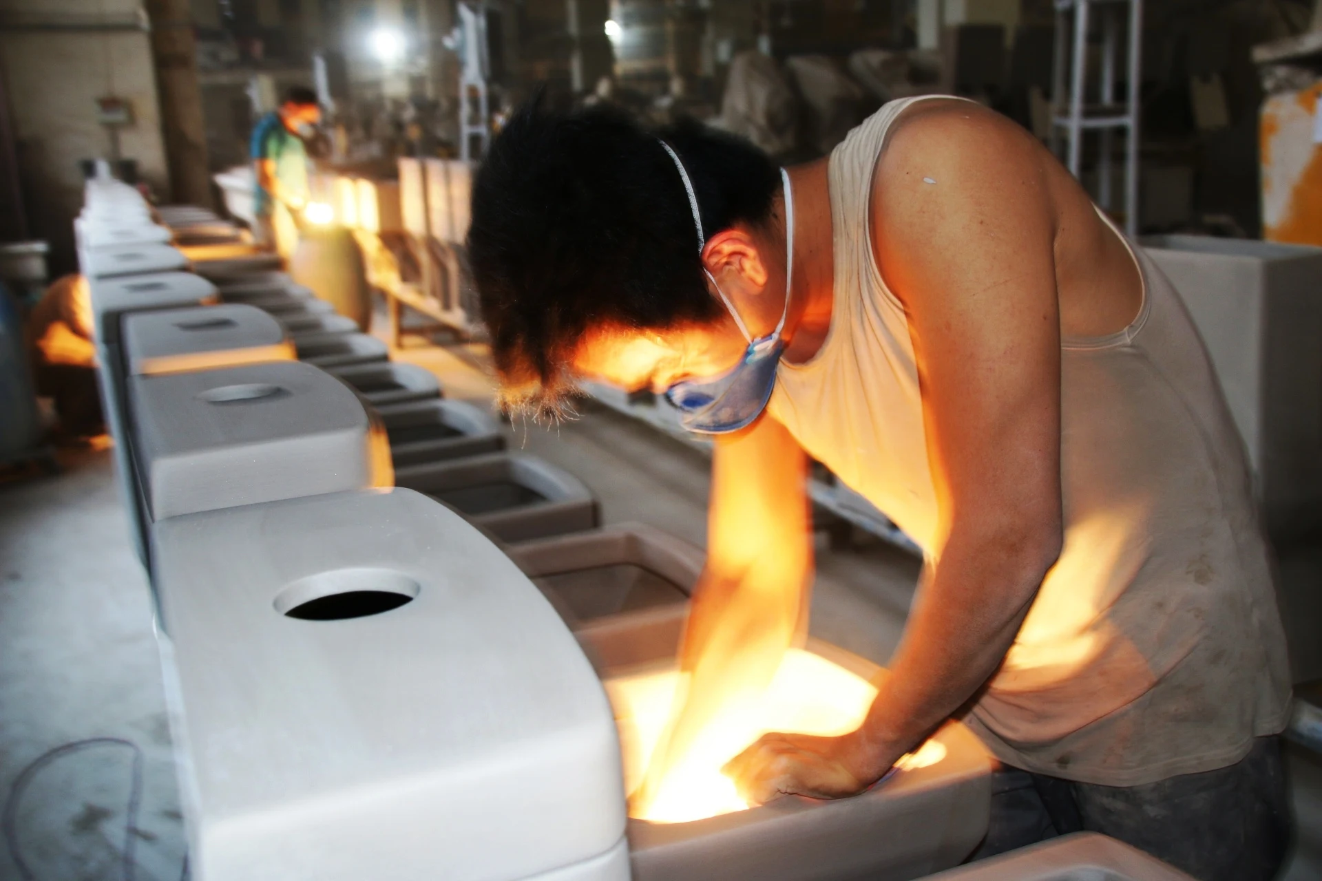 AIDI Hot Selling Water Saving South America Asia Bathroom Siphonic Inodoro WC One Piece Toilet