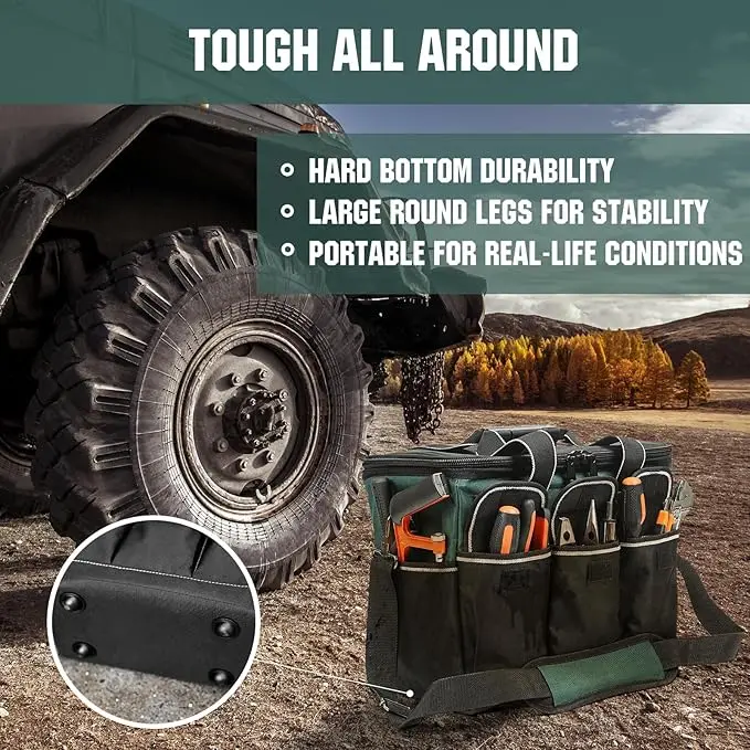 Large capacity color customizable networking tool bag tool storage for car maintenance