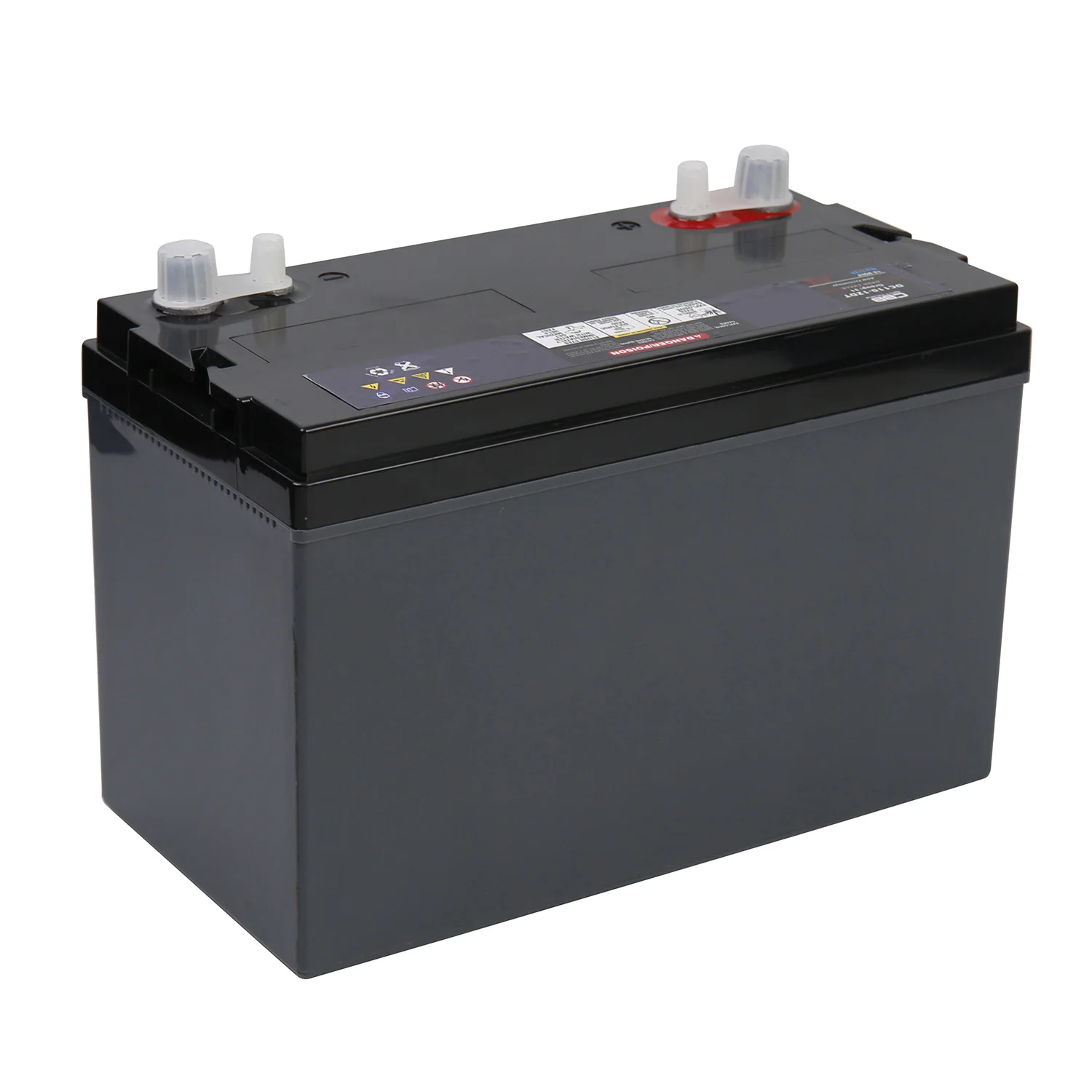 CBB Dual Terminals 12V 110AH Deep Cycle Solar Battery for Golf Cart, Sweeper