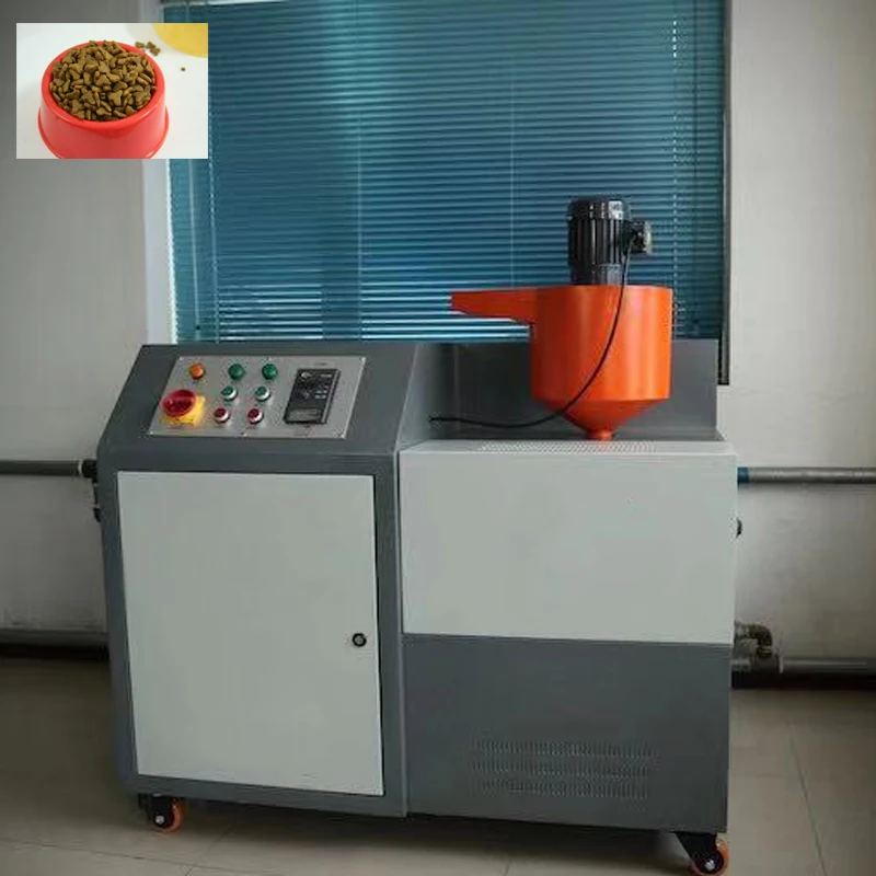 Экструдер для сухих продуктов для кошек, машина для производства корма для жевания собак