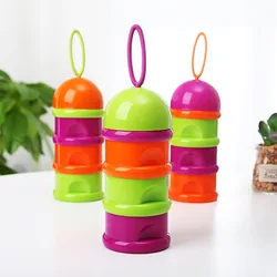 Manufacturers Direct Color Children Convenient Three-layer Milk Powder Box With Independent Layering