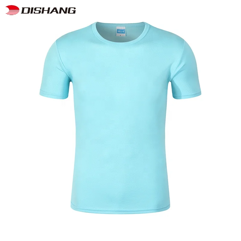 Hot Sale Workout quick dry Gym wear mens clothing custom logo Polyester  t shirt for men