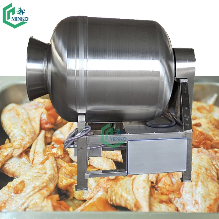 commercial 18 L 35 L stainless steel table top marinated meat salting marinator meat tumbler vacuum marinade mixer machine