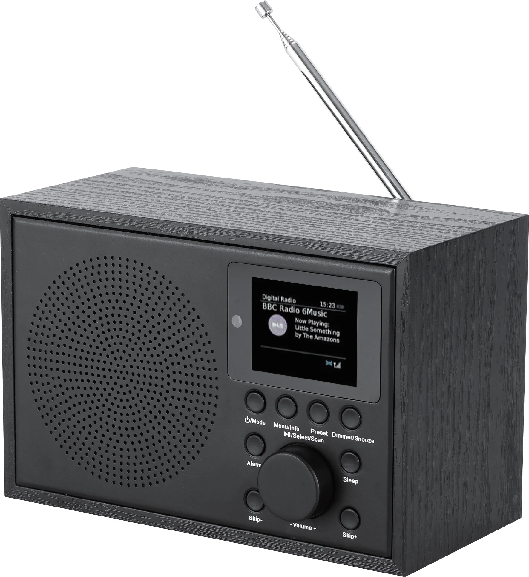 Internet Radio Good sound quality with DSP Wooden cabinet Headphone out BT audio playback