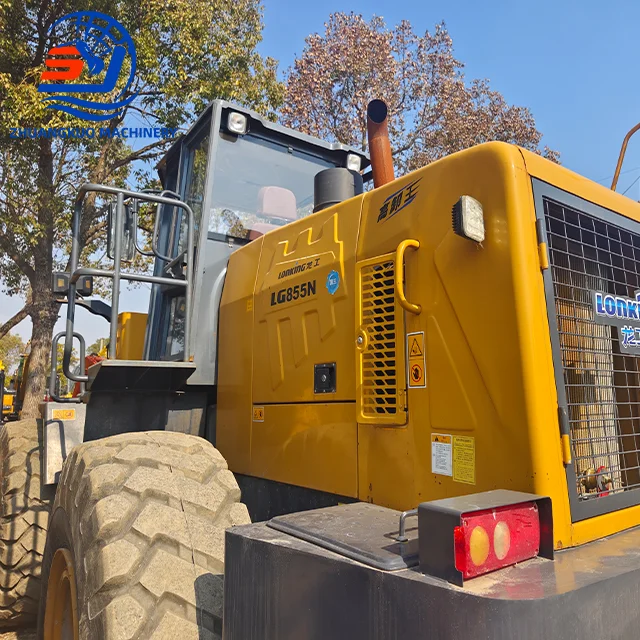 Low Price Used Lonking Wheel Wood Grabber 855n For Sales Longgong Wheel Loader