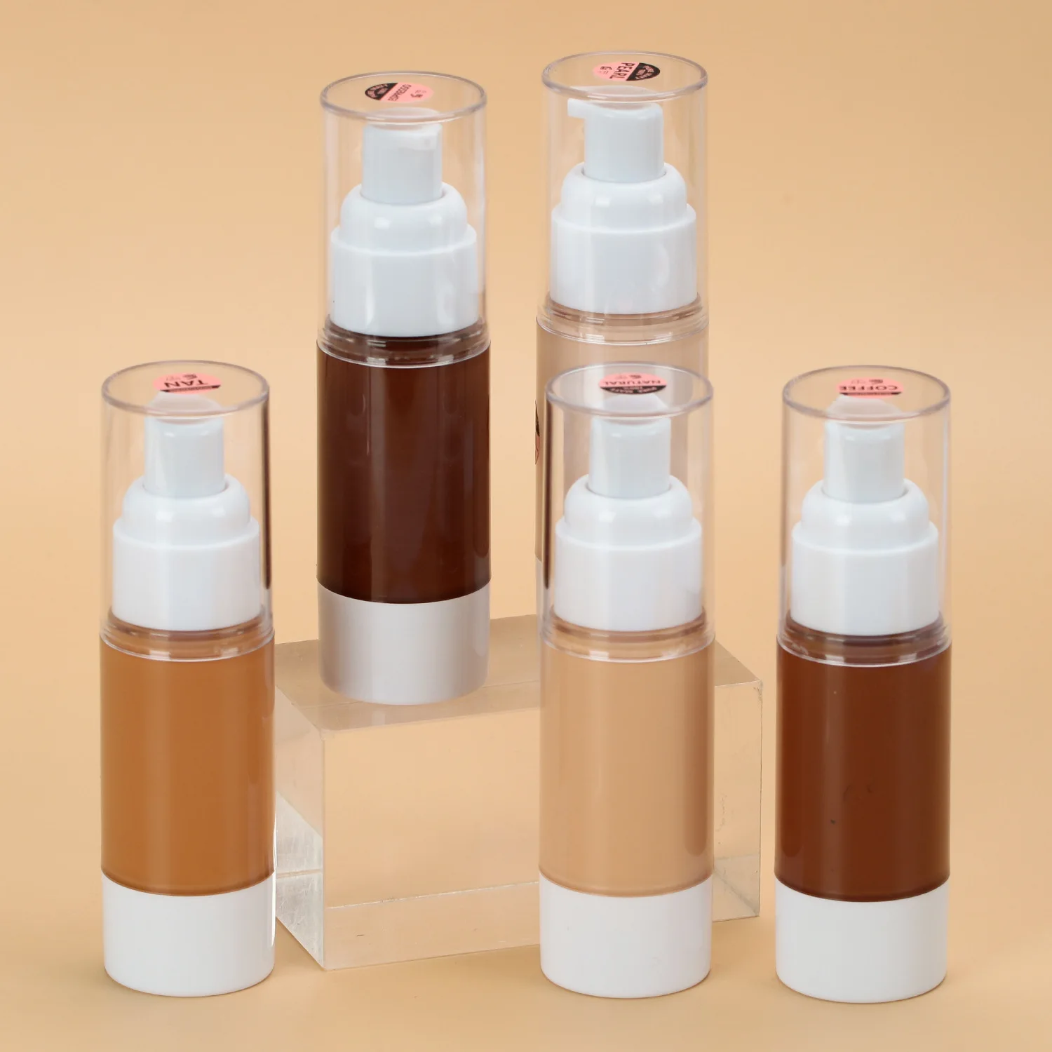 Natural Cosmetics Manufacturers Custom OEM Long Lasting Waterproof Natural Concealer Face Makeup Liquid Private Label Foundation
