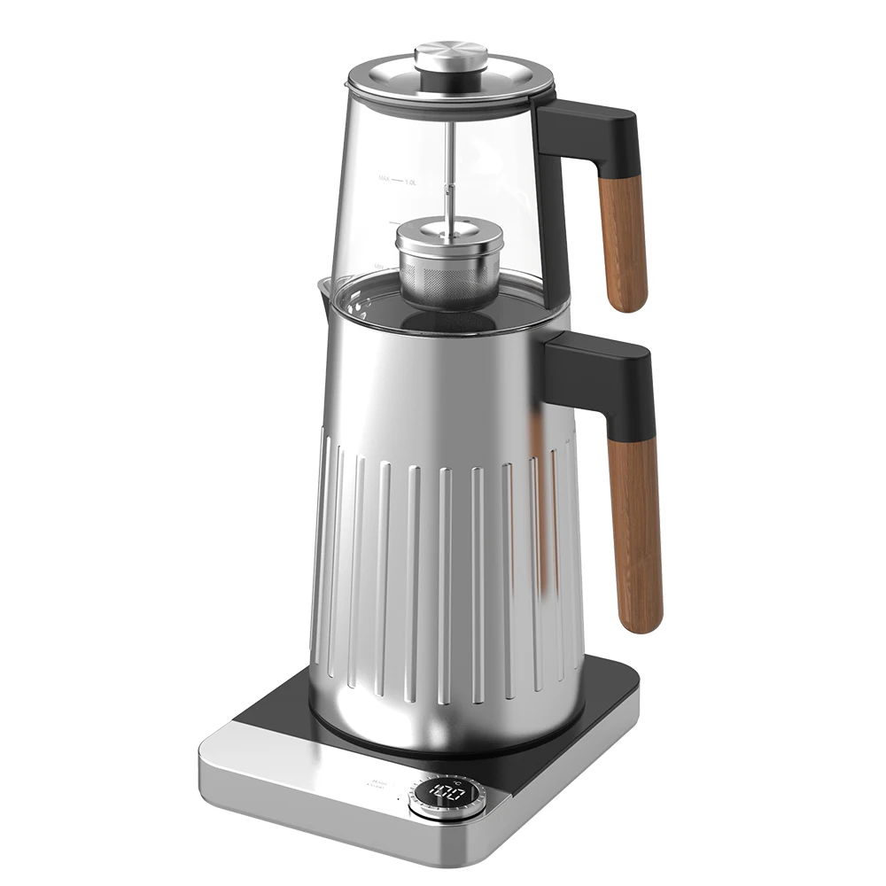 Hotsy 2.7L Electric Glass Kettle Turkish Samovar Automatic Milk Tea Maker Kettle Electric Temp Controlled Kitchen Accessories