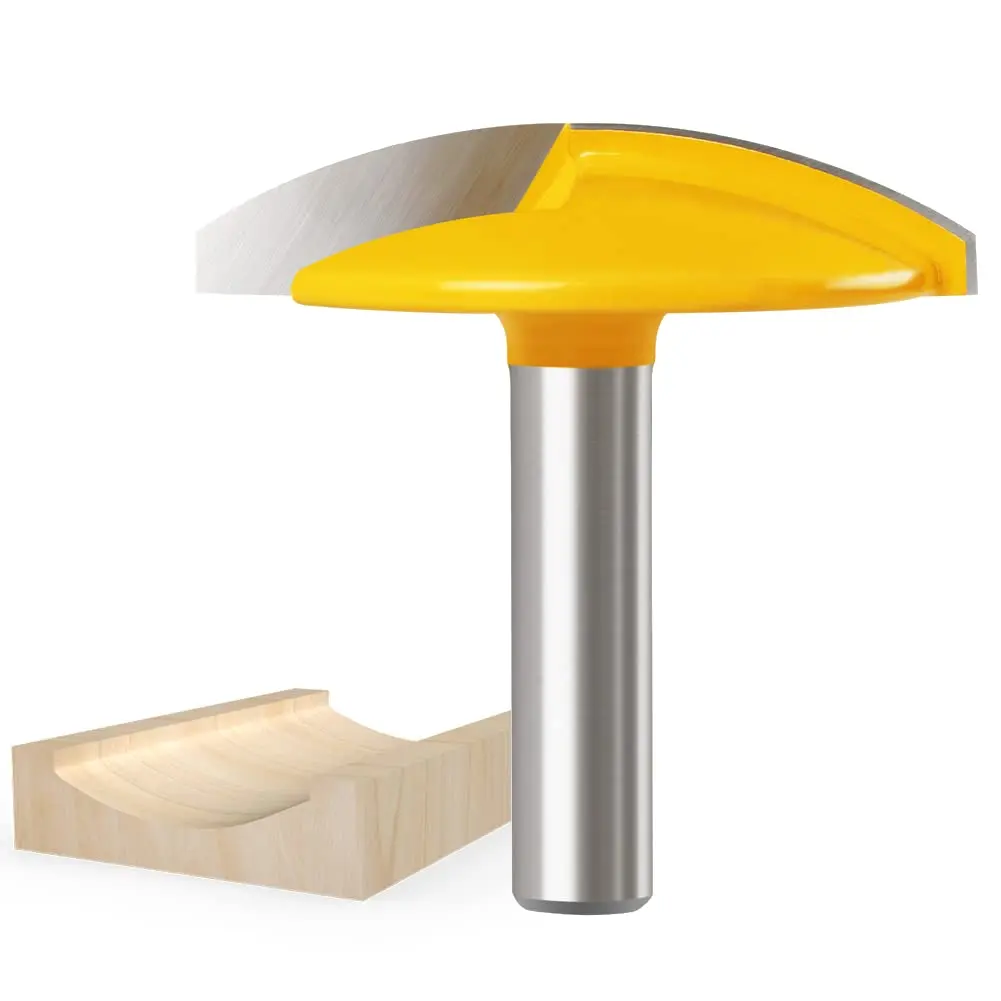 1/4 Inch Shank Horizontal Crown Router Bit for Woodworking Router Bit Trimming Straight Milling Cutter woodworking router