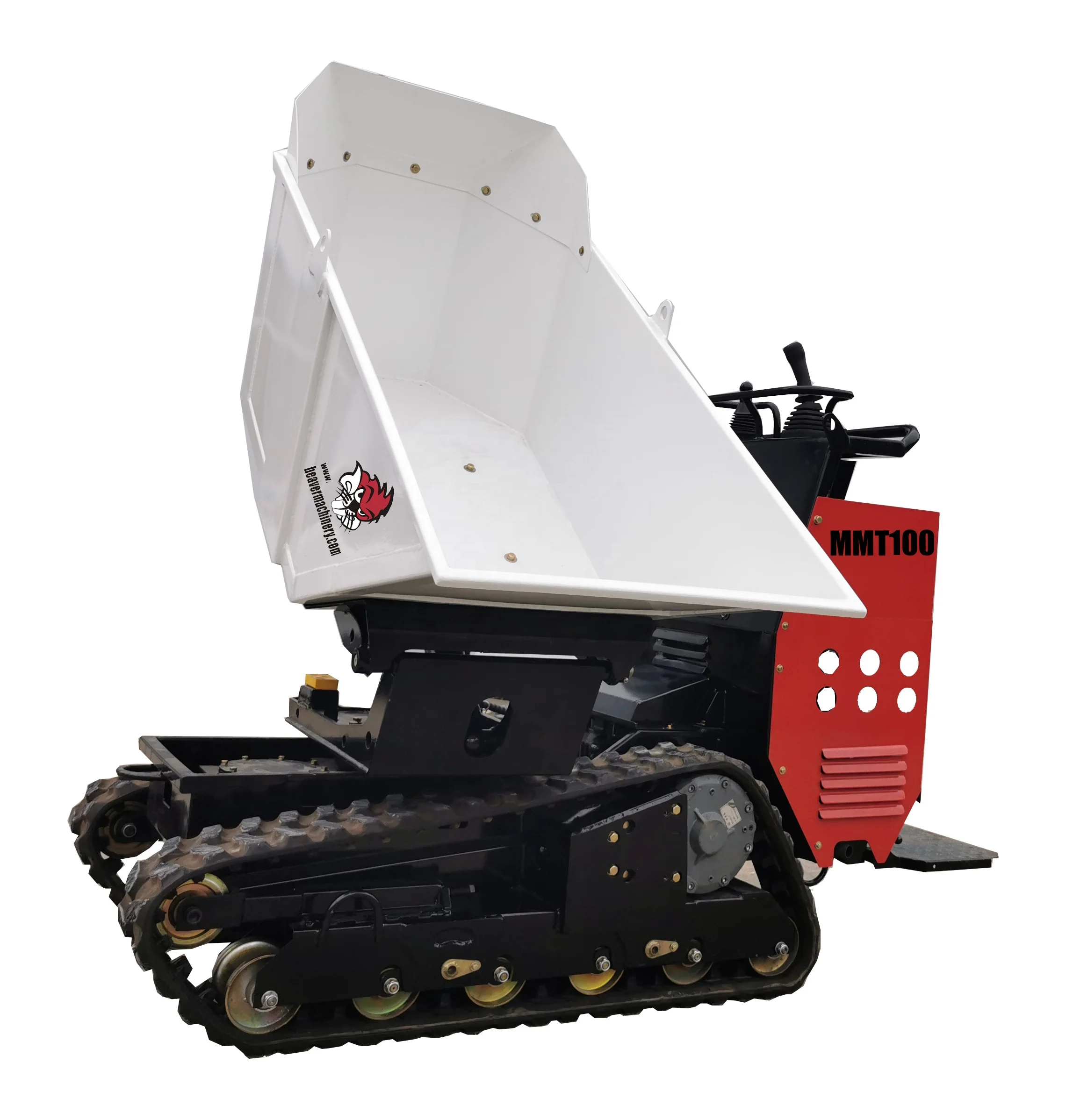 Powerful EPA Engine Rubber Track Mini Transport/Mini Dumper