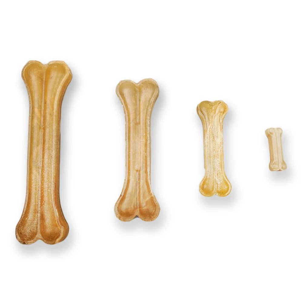 
OEM lamb flavor rawhide pressed bones dog chews petideal for dog 