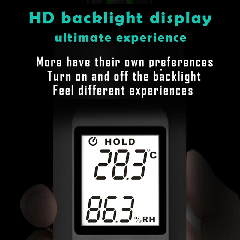 Thermo-hydrometer Lcd Display Thermometer & Hygrometer DY33 Max Min for Storage