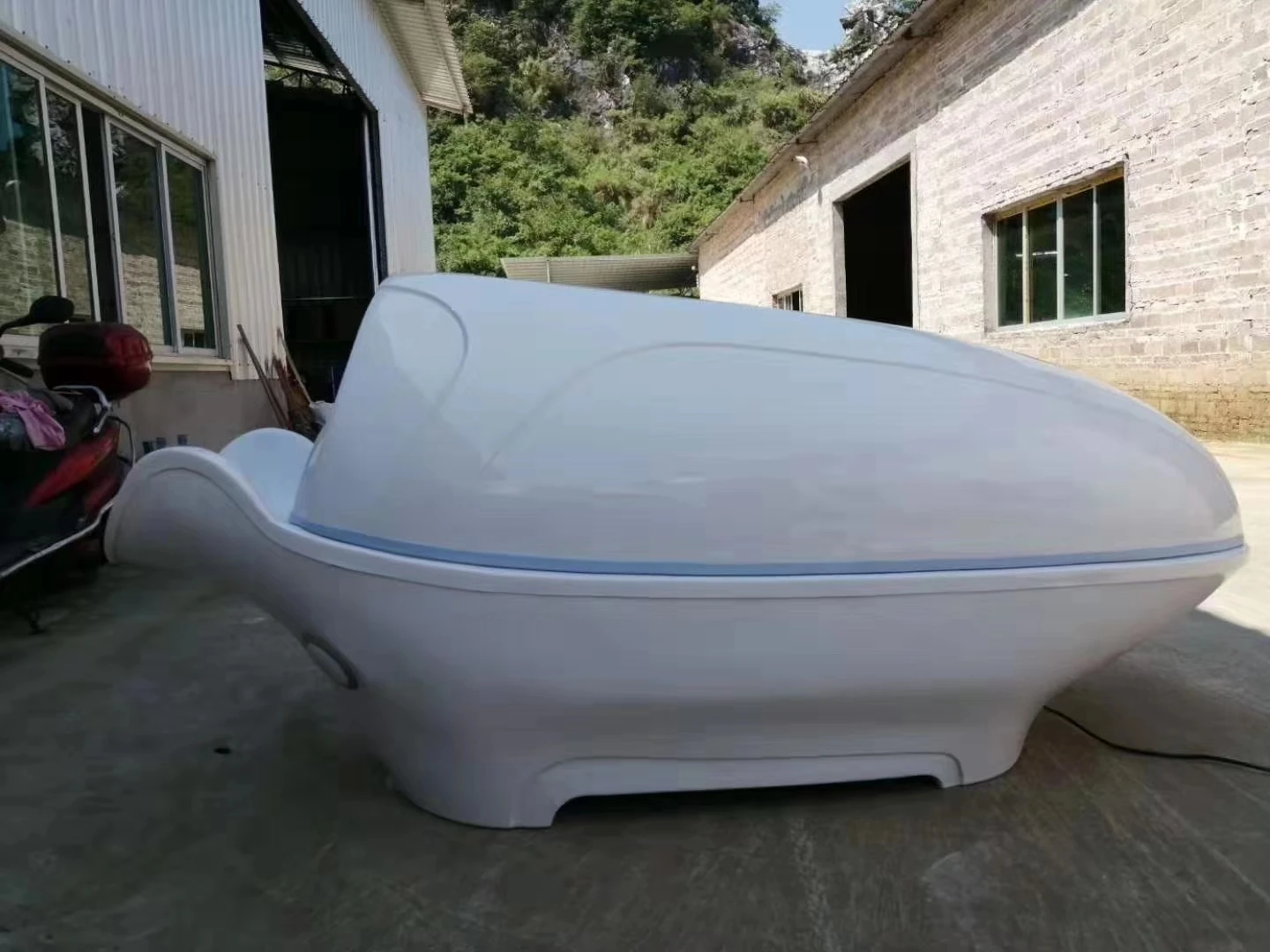 Infrared Sliming Spa Capsule With Led + Music Dry Spa Sauna With Led Light (With 2pcs Led Pads)