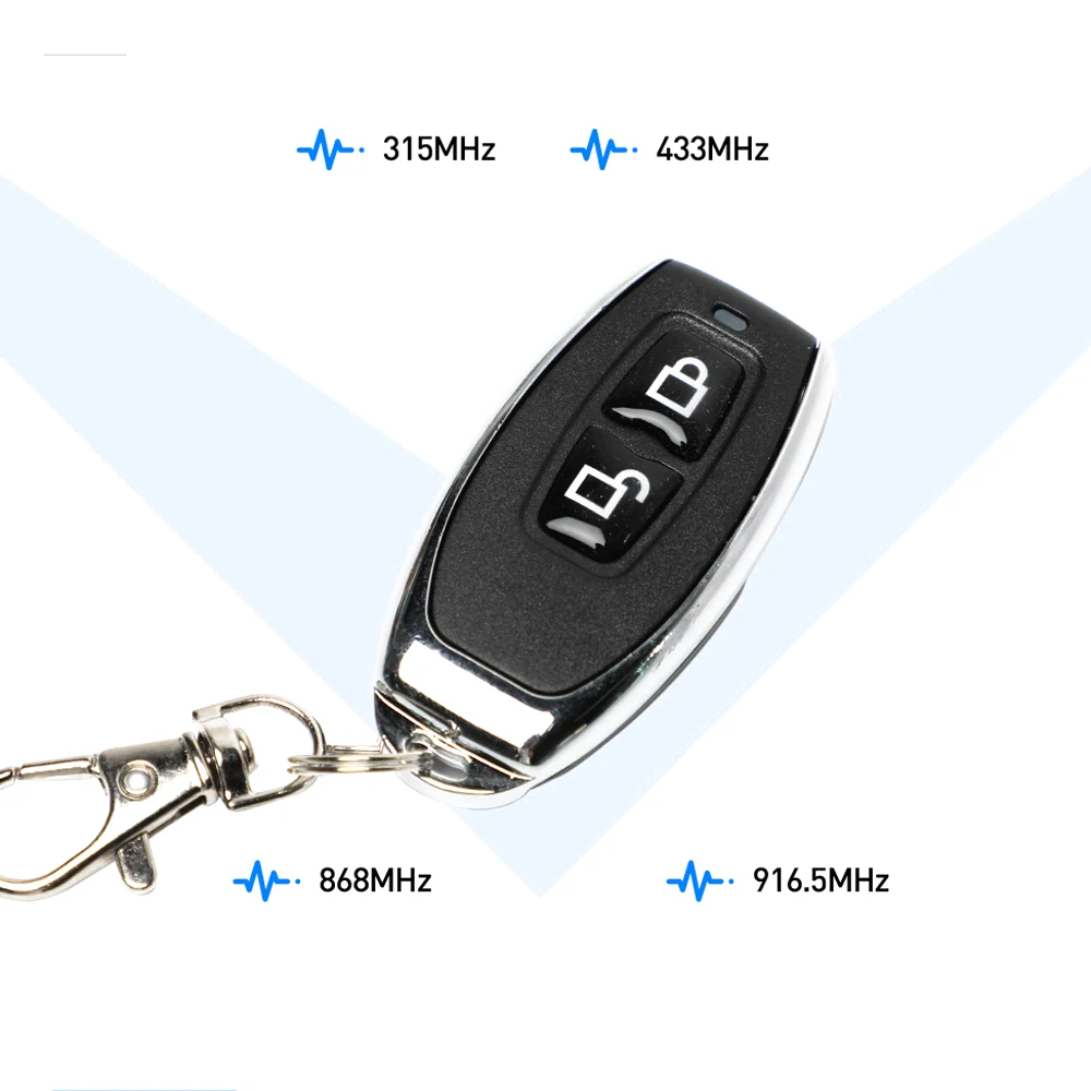 wireless rf remote control for 315/433mhz  learning code