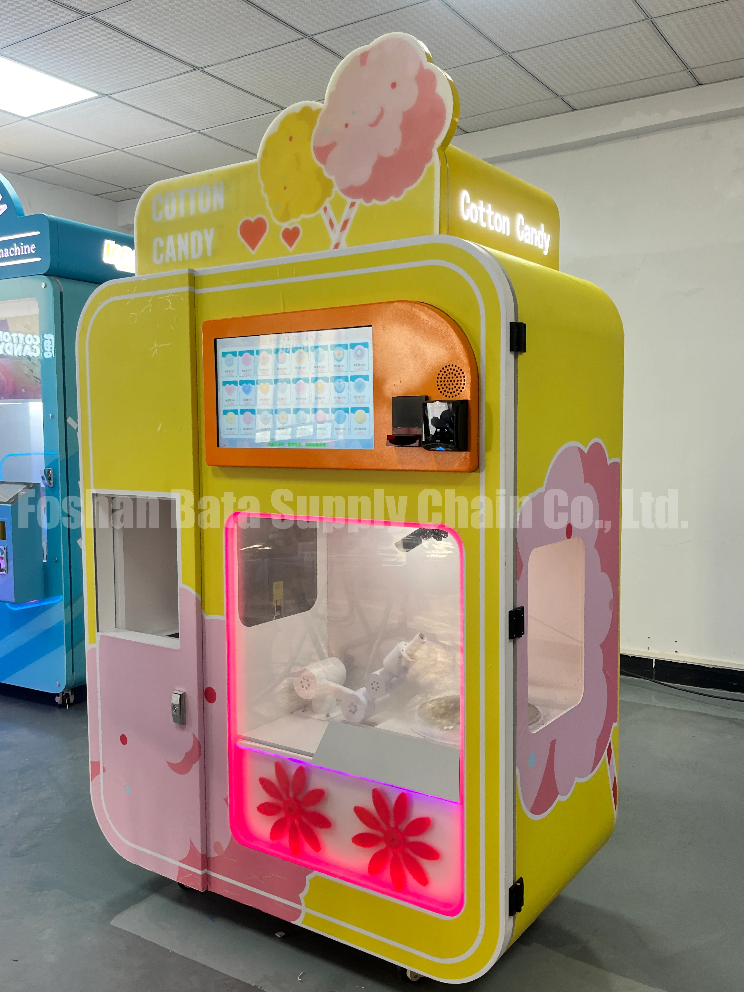 Soft Marshmallow cotton candy vending machine for sale near me