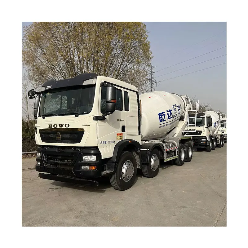 Used high quality concrete mixing tank Howo TX 8*4 8m3 10m3 dump type
