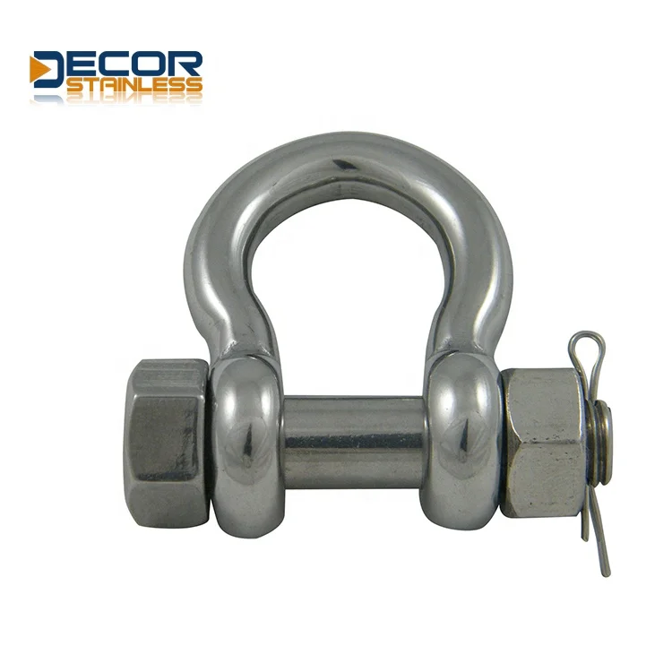 Highly Polished durable factory supply common Spring Snap Hook D Type With Screw