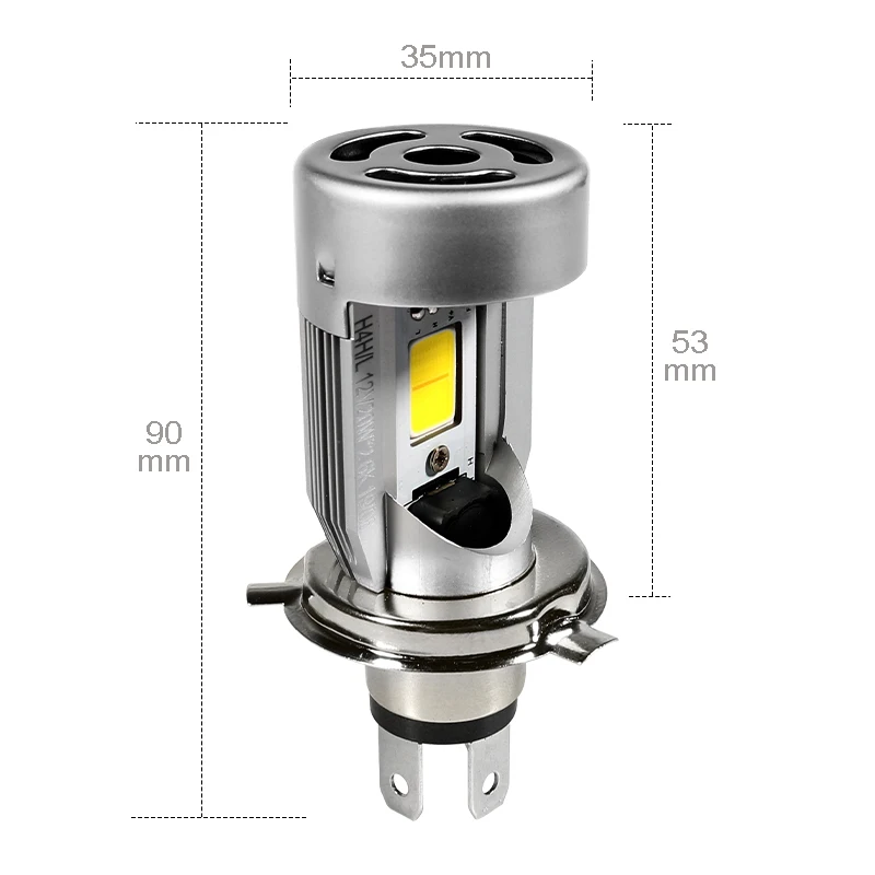 2022 New high quality F8 M8 H4 MOTOLED Motorbikes LED Spotlight Headlight12v-48V Waterproof Spot Fog Lights For Motorcycle
