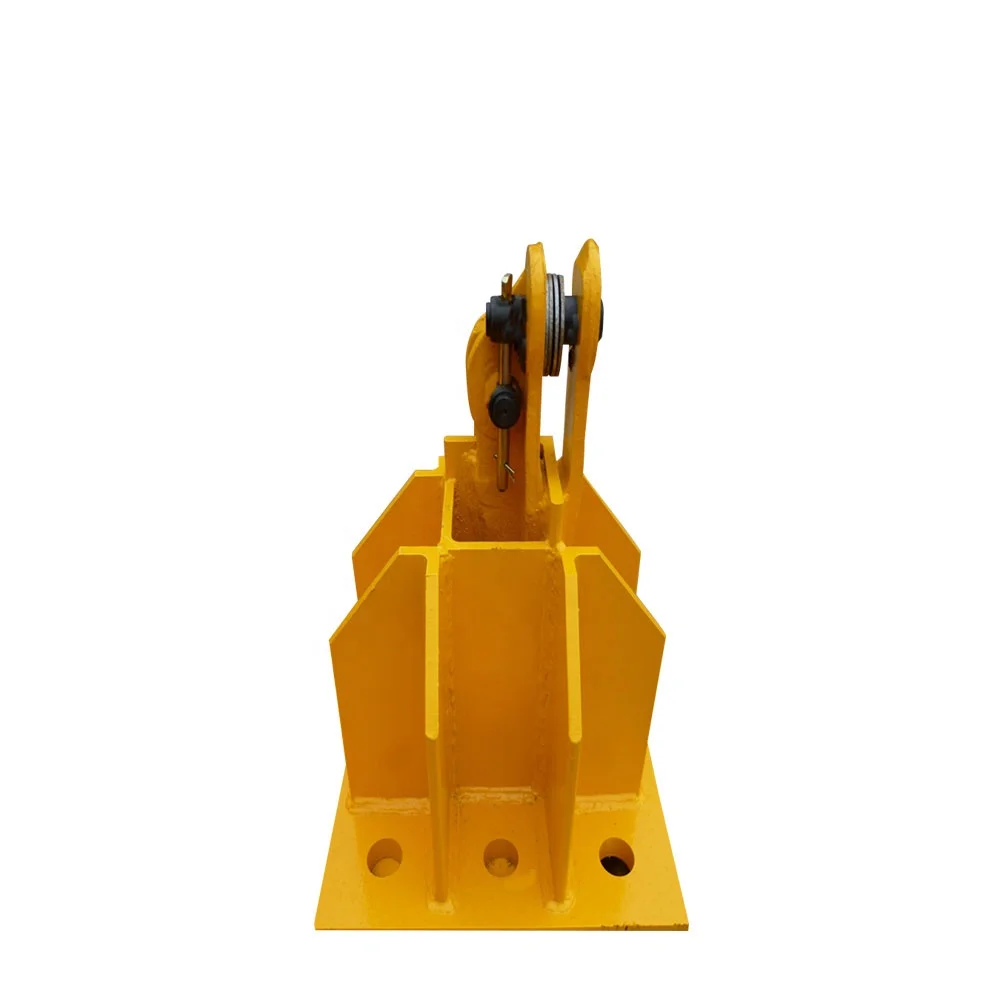Reusable foundation fixing angle D68 with bolt J MC205B tower crane spare parts
