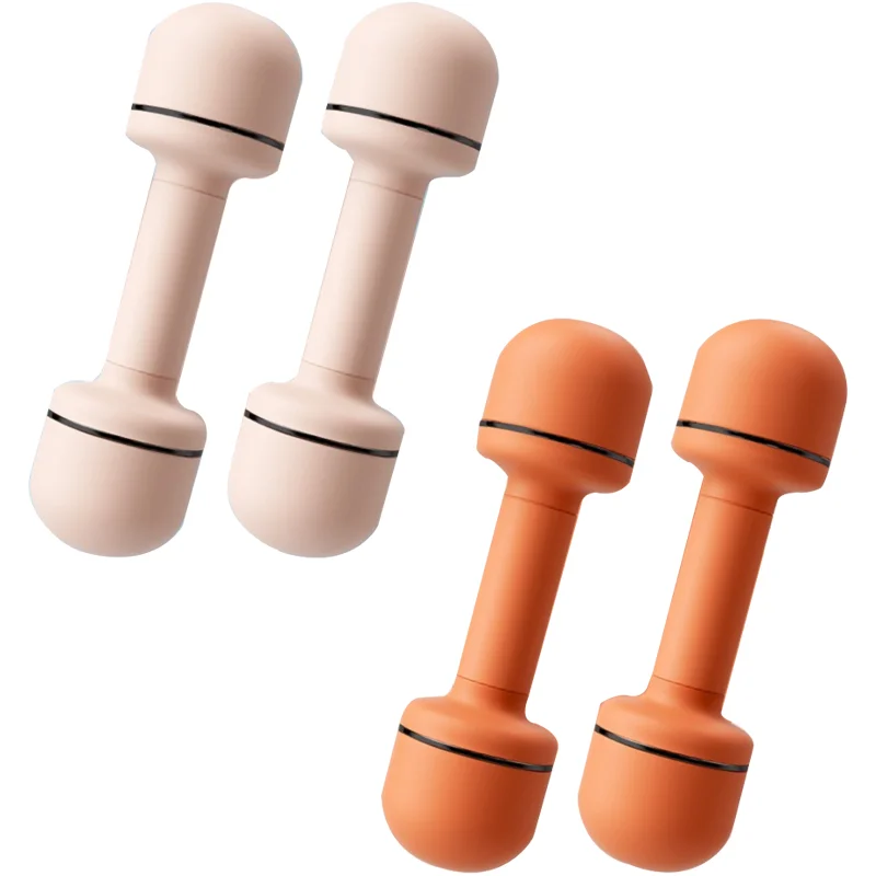 3kg 4kg 5kg 6kg Weight Home Workout Portable Dumbbells Fitness Free Weight Grind Vinyl Women Dumbbell With Logo For Home