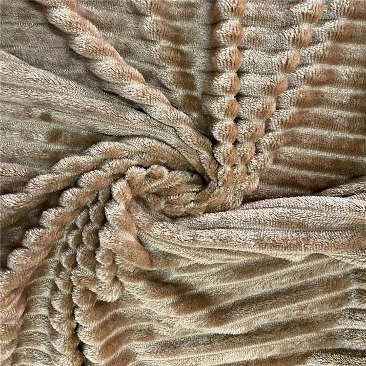 China cheap multi-color double-sided plaid plain striped flannel baby fabric turkey by the yard