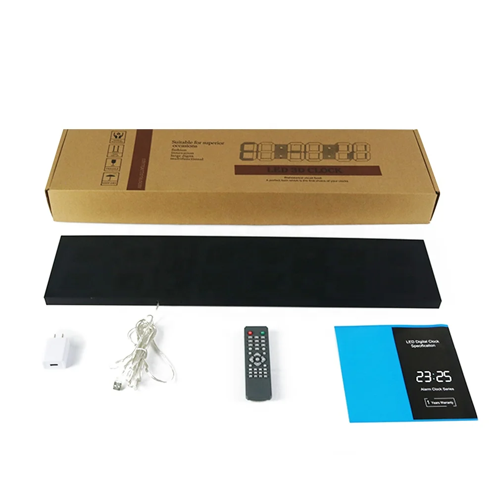 Jhering 6-Inch LED Day Countdown Clock Large Screen Multifunction Digital Alarm Wall Clock for Education and Advertising