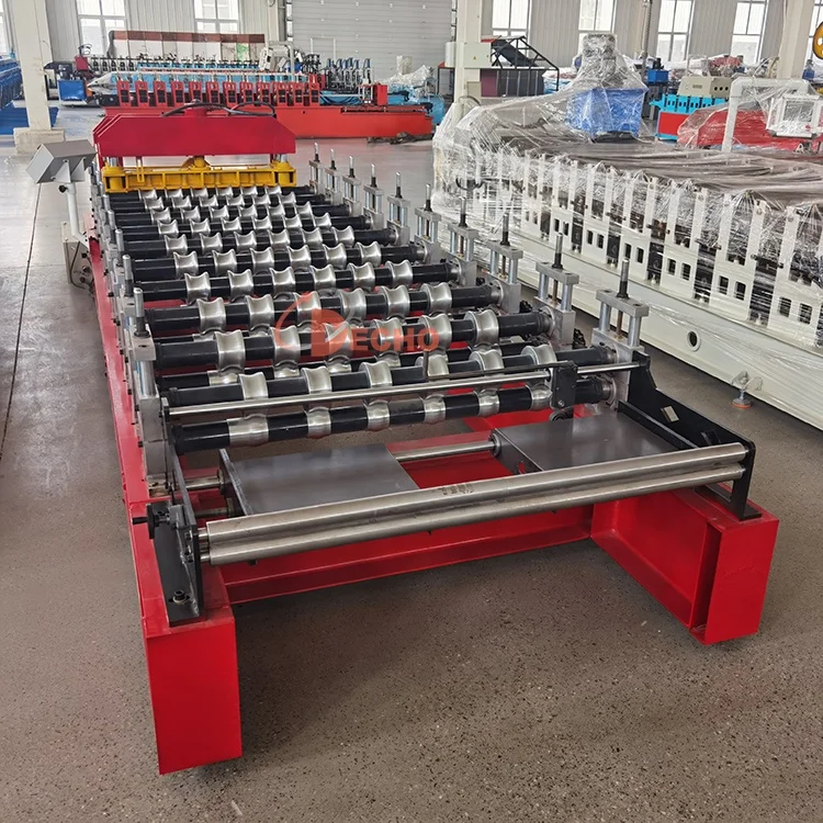 Fast Galvanized Steel Roofing Sheet Press Machine Glazed Roll Forming Machine Metal Siding Machine