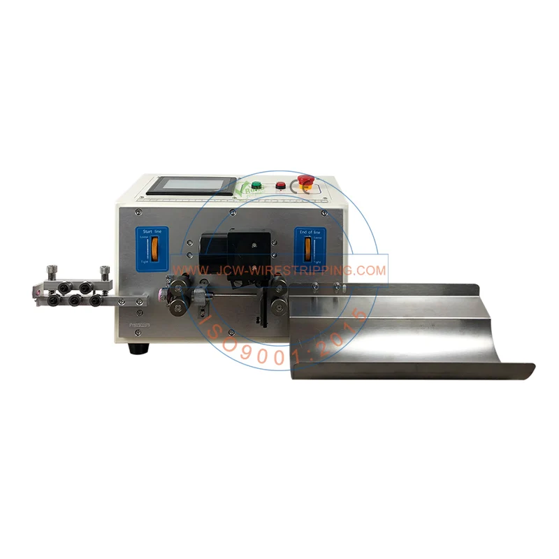 JCW-CS02 ECO Auto wire cutting and stripping machine small roller wire stripper machine