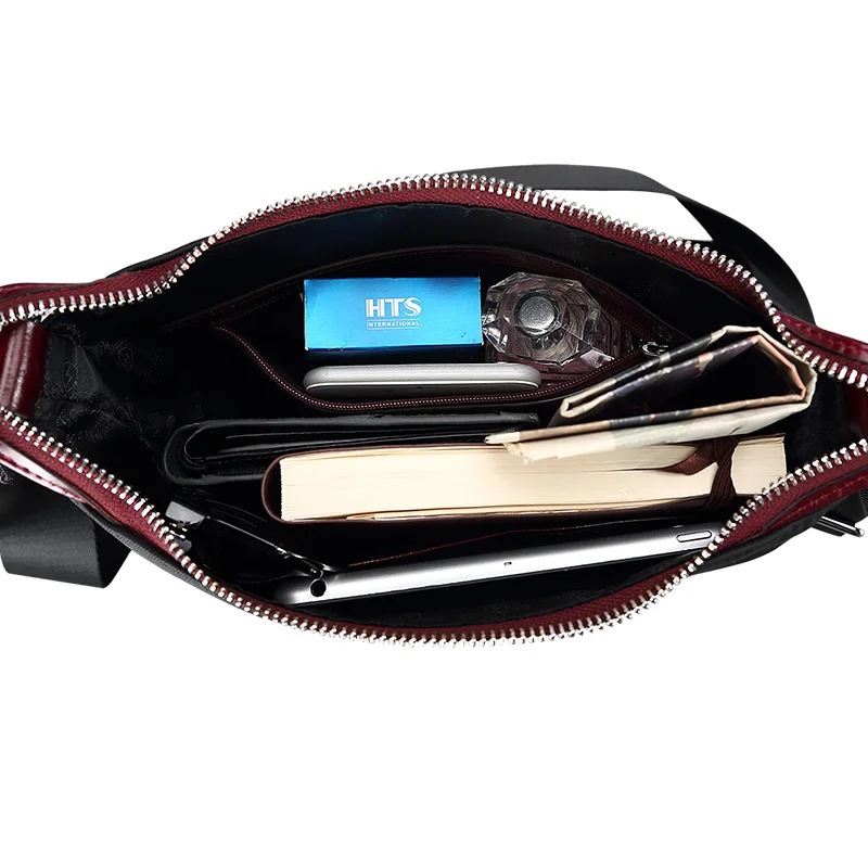 Custom Briefcase Large Capacity handbags High Quality Leather Business Briefcase bag for men