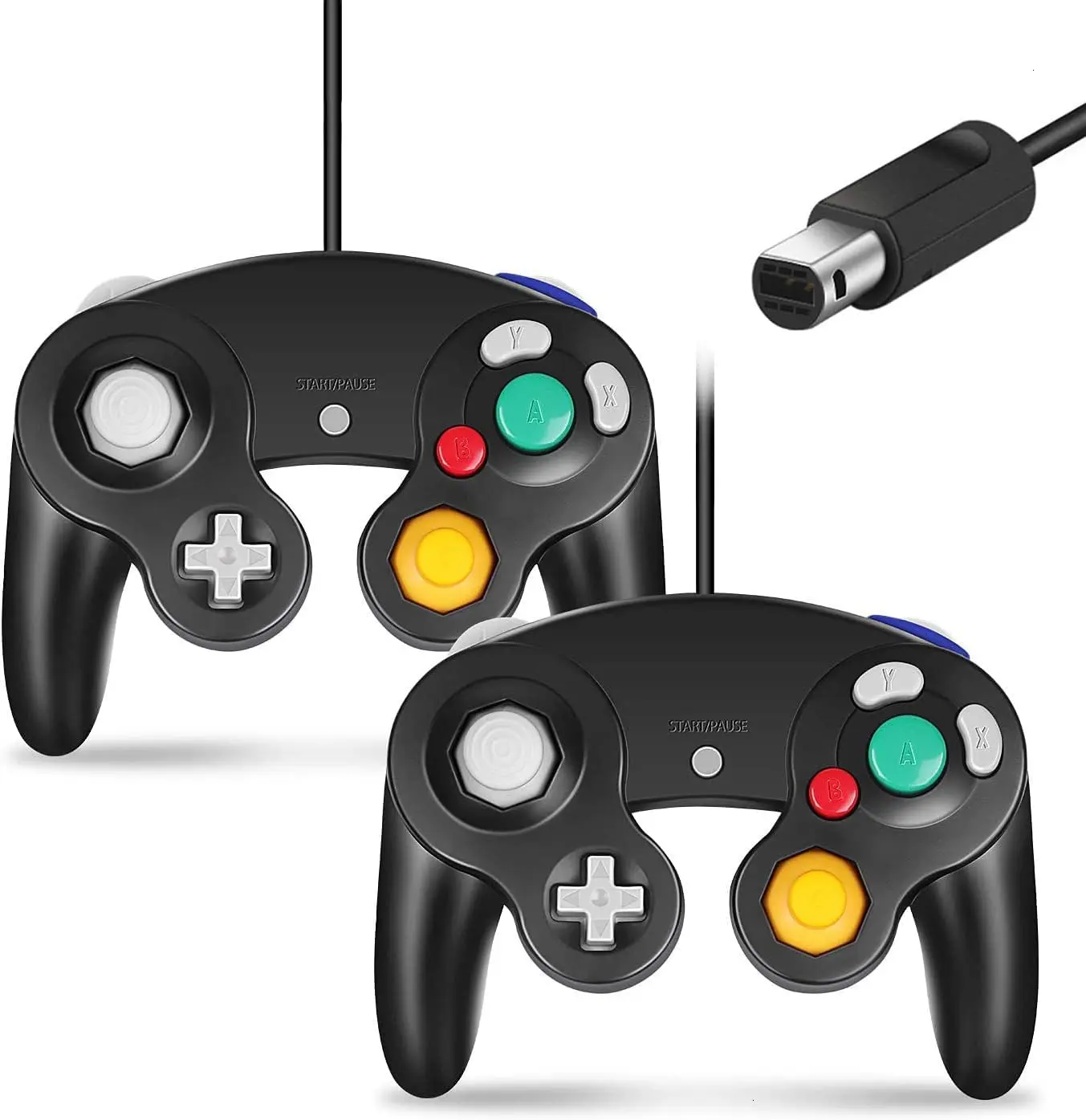 Colorful wired Gamecube Controller Classic Wired Controller for Wii Nintendo Gamecube console with vibration
