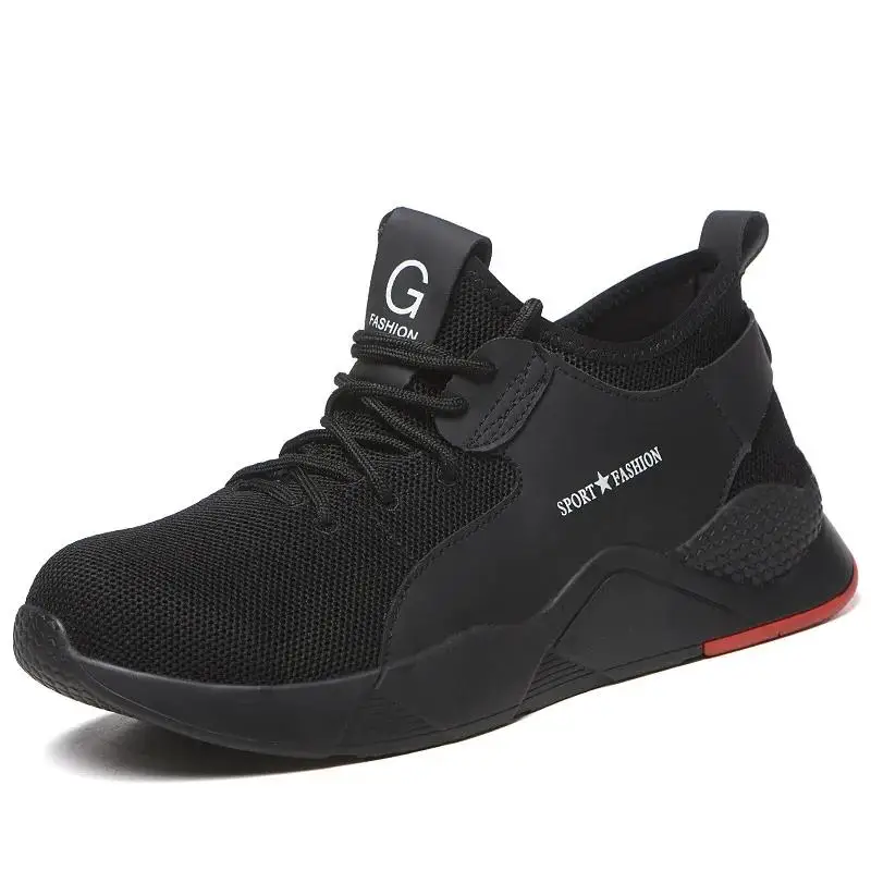 2024 security Puncture-proof Anti-slip Lightweight Breathable construction men safety shoes with steel toe / safty shoes