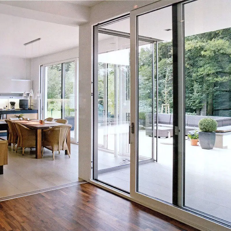 Prima Aluminum Pattern Glass Fire Rating Competitive Price Glass Door