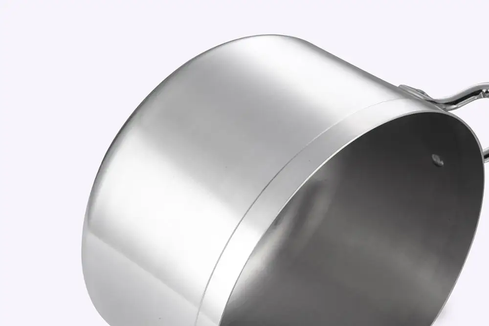 Лидер продаж алюминиевая полированная кастрюля для приготовления пищи 7 шт.