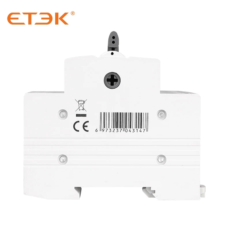 ETEK EKCS101 max.63 A Din Rail MTS двойной переключатель питания ручной модульный блокировки