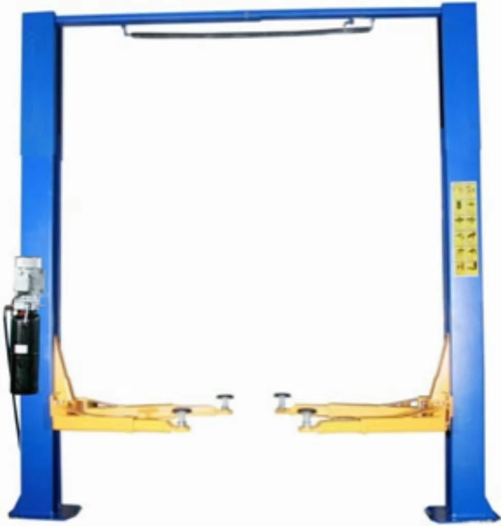 Hydraulic two post double level lift parking auto stacker for residential and public use