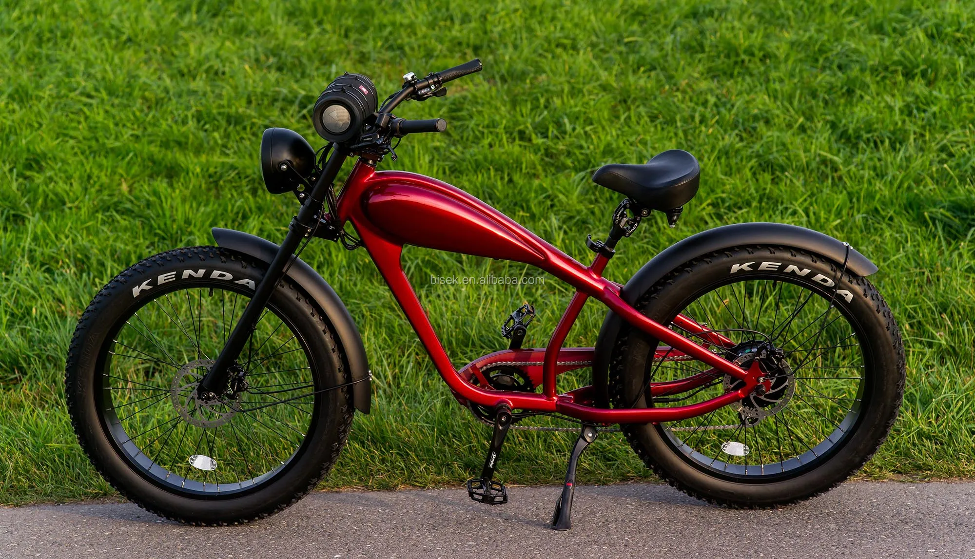  Высокой мощности 48V 750W винтажный электрический велосипед горный 26 дюймов с толстыми покрышками детский Cafe