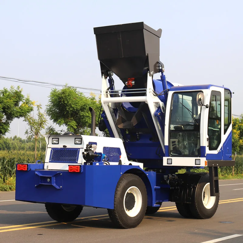 Chinese manufacturer cheap 1.2 1.5 2.6 3 m3 concrete mixer concrete mixing machine for construction project for sale