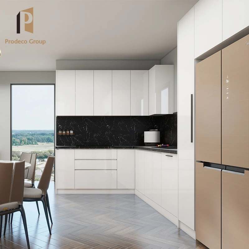 American Full Modern White Shaker Complete Mdf Kitchen Cabinet Cupboards Designs Furniture Smart Kitchen Cabinets