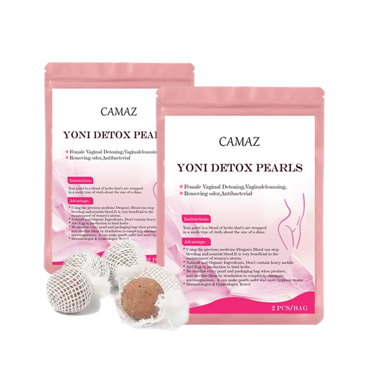 Feminine hygiene beauty personal care organic herbal vaginal cleaner point tampon yoni detox pearls
