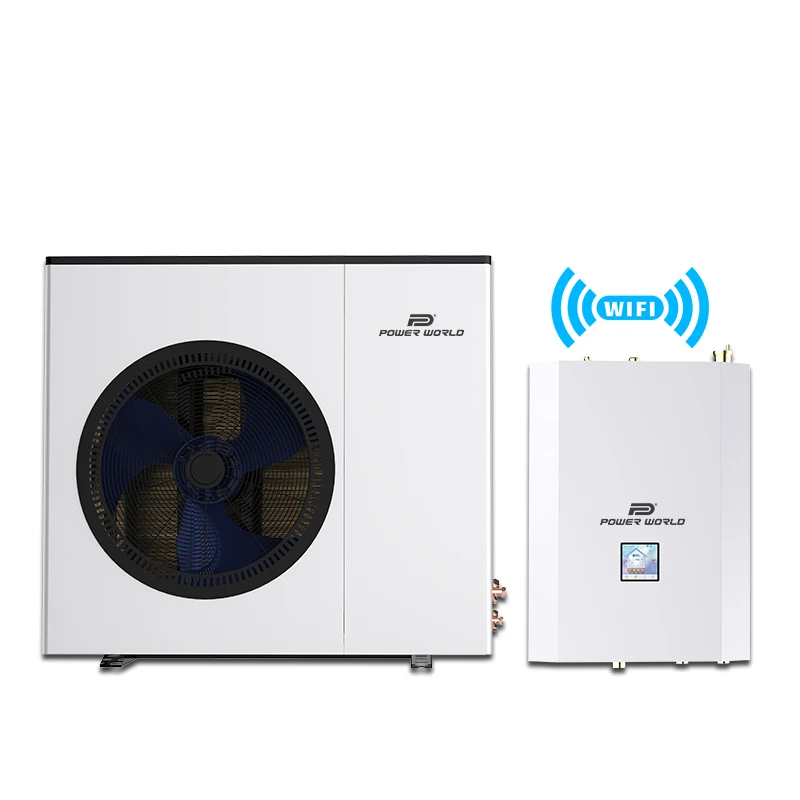 Erp A+++ Low temperature  r32 new heat pump control board full color cop 5 air to water heat pump 5kw 30 kw