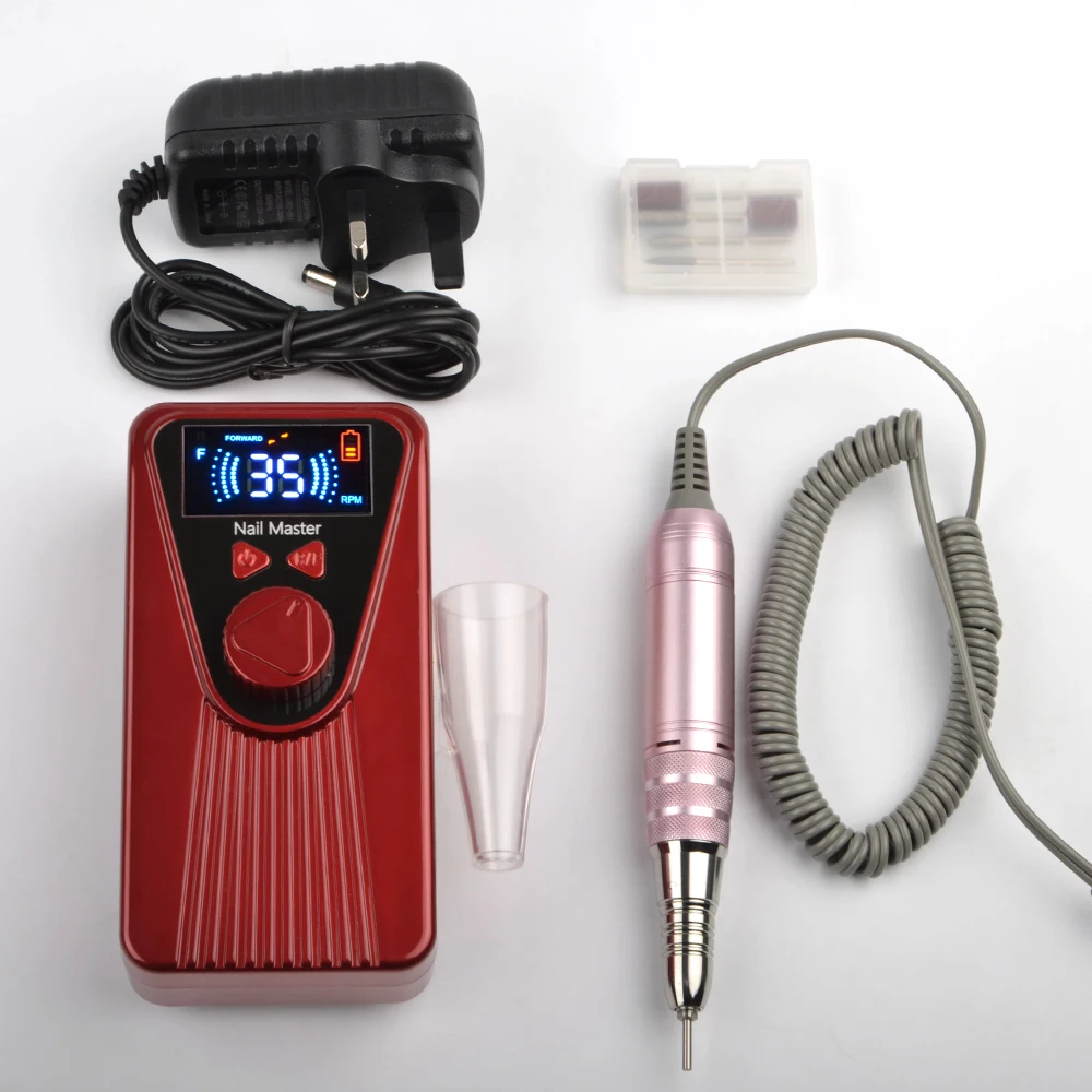 
battery operated manicure pedicure machine e file nail drill rechargeable drill nails 