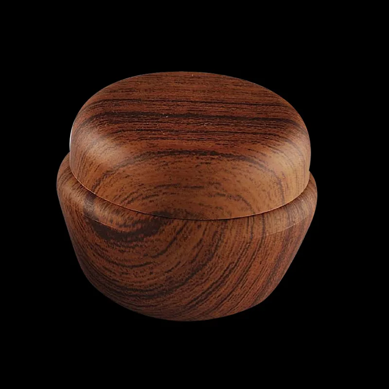 20ml wood grain plastic cosmetic cream empty jar