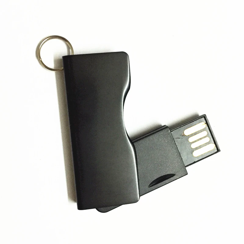 Полностью печатный персонализированный металлический поворотный USB-флеш-накопитель 2,0 Twister